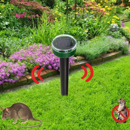 Eco-Friendly Solar Power Ultrasonic Gopher Mole